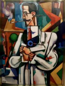 Untitled (Portrait of Paul Alexander) 1917 Amadeo de Souza Cardoso